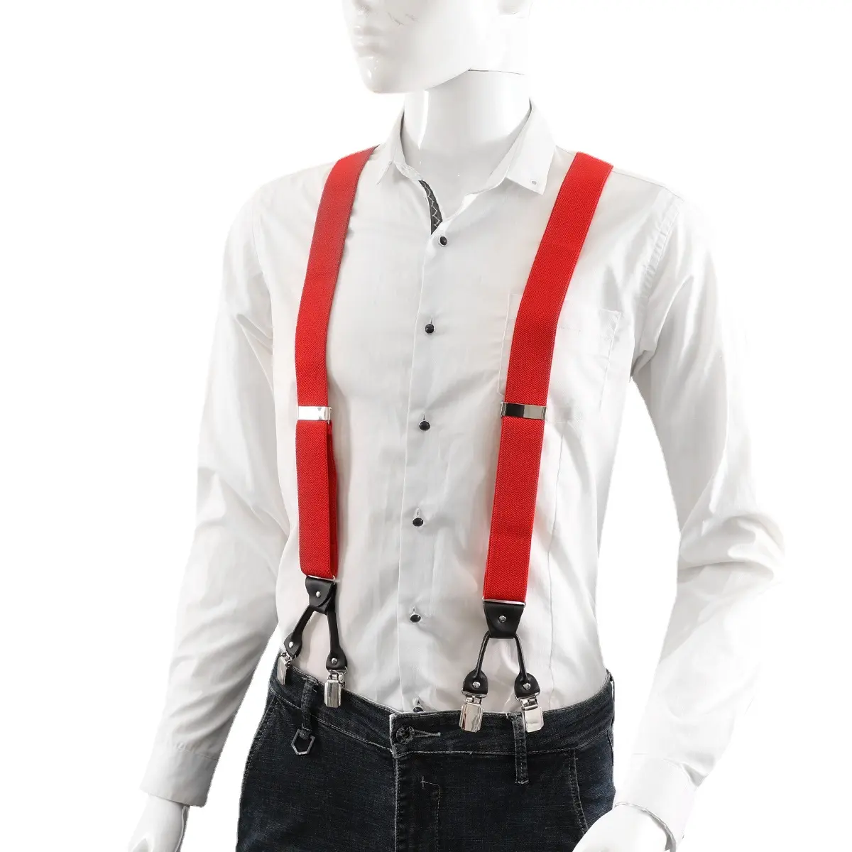 Finished suspenders manufactured by Baijin Weaving